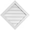 Ekena Millwork Diamond Surface Mount PVC Gable Vent: Functional, w/ 2"W x 1-1/2"P Brickmould Frame, 26"W x 26"H GVPDI26X2602SF - alternate 1
